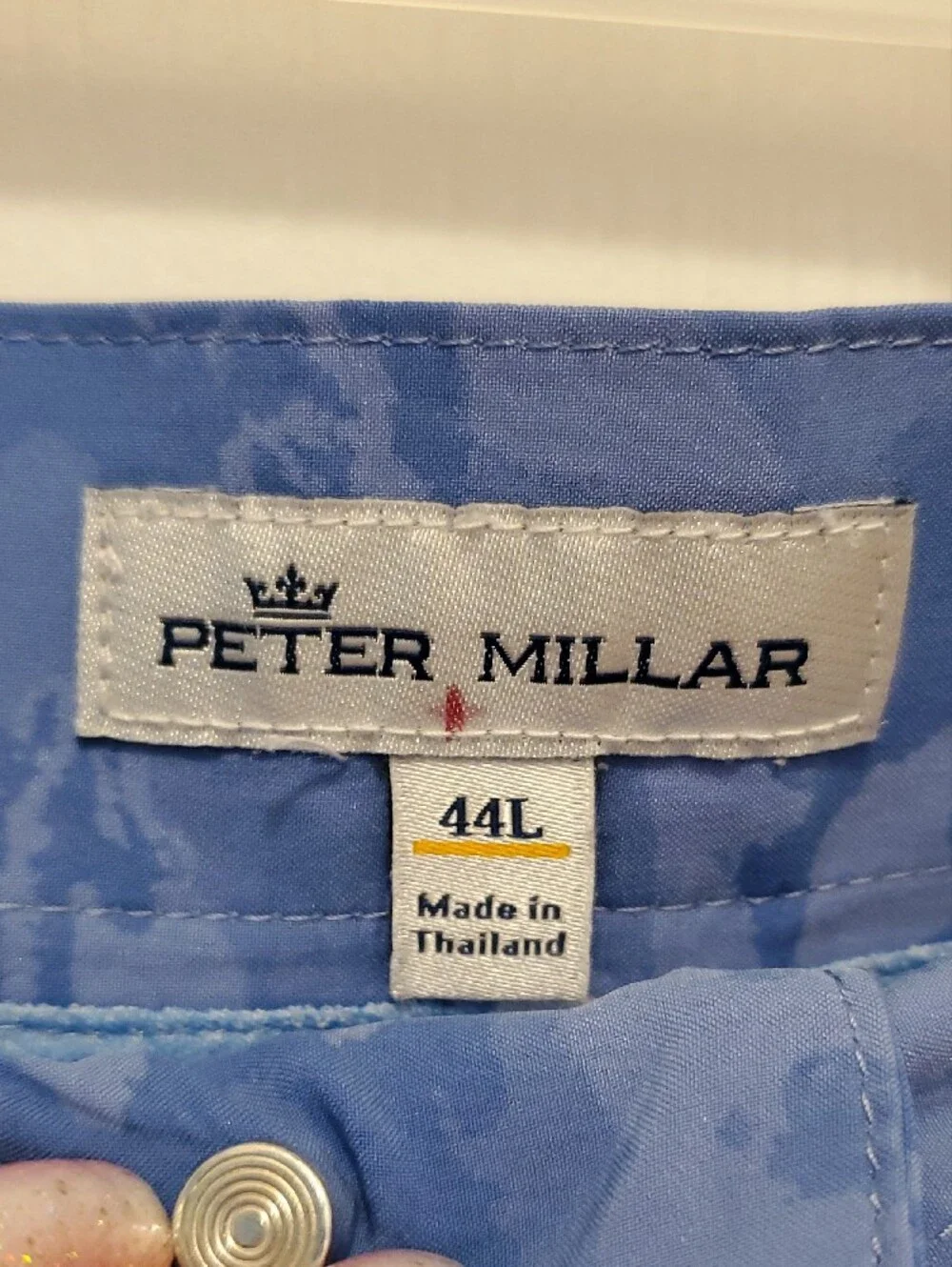 Peter Millar Blue Camo 🌻 Performance Golf Shorts 44L
